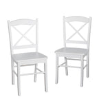 Chaises de salle à manger de style cottage de campagne Simple Living (lot de 2)