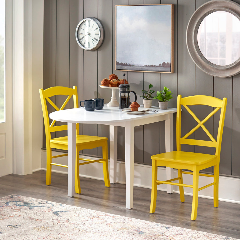 Chaises de salle à manger de style cottage de campagne Simple Living (lot de 2)