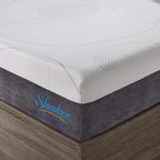 Ensemble de matelas en mousse à mémoire de forme gel Slumber Solutions Choisissez votre confort de 14 pouces