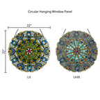 Panneau de vitrail victorien 22 H par River of Goods