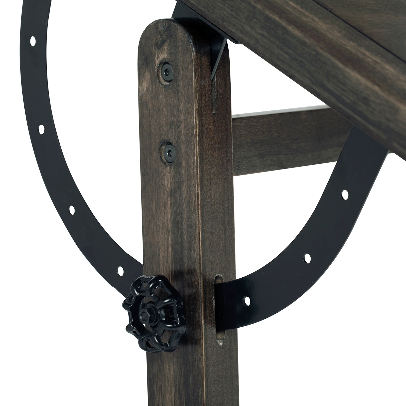 Table à dessin vintage en bois de 36 pouces avec plateau réglable en angle pour le dessin