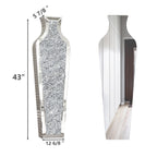 Grand vase de sol en diamant concassé