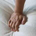 Ensembles de canapés-poufs en velours Teddy