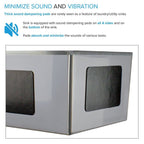 Évier de buanderie et lavabo en acier inoxydable Transolid EWS-2422S de 24 po de largeur x 22 po de profondeur x 35 po de hauteur - 24 po x 22 po