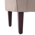 Banc de rangement rembourré, banc d'entrée avec dessus rabattable touffeté, 50,4 pouces