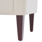 Banc de rangement rembourré, banc d'entrée avec dessus rabattable touffeté, 50,4 pouces