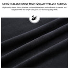 Chaise de salle à manger capitonnée en velours avec pieds en bois massif, lot de 6