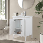 Meuble-lavabo simple Vanity Art 20, 24 ou 30 avec dessus en céramique