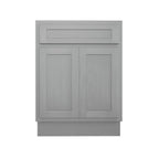 Meuble-lavabo simple en bois massif de 24 pouces de Vanity Art