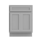 Meuble-lavabo simple en bois massif de 24 pouces de Vanity Art