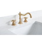 Meuble-lavabo de salle de bain Vanity Art avec lavabo en céramique et plateau en marbre reconstitué