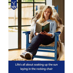 Chaise à bascule d'extérieur toutes saisons WINSOON, lot de 2