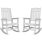 Chaise à bascule d'extérieur toutes saisons WINSOON, lot de 2