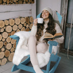 Chaise à bascule d'extérieur toutes saisons WINSOON, lot de 2