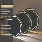 Miroir de salle de bain tactile à LED étanche, antibuée, à intensité variable