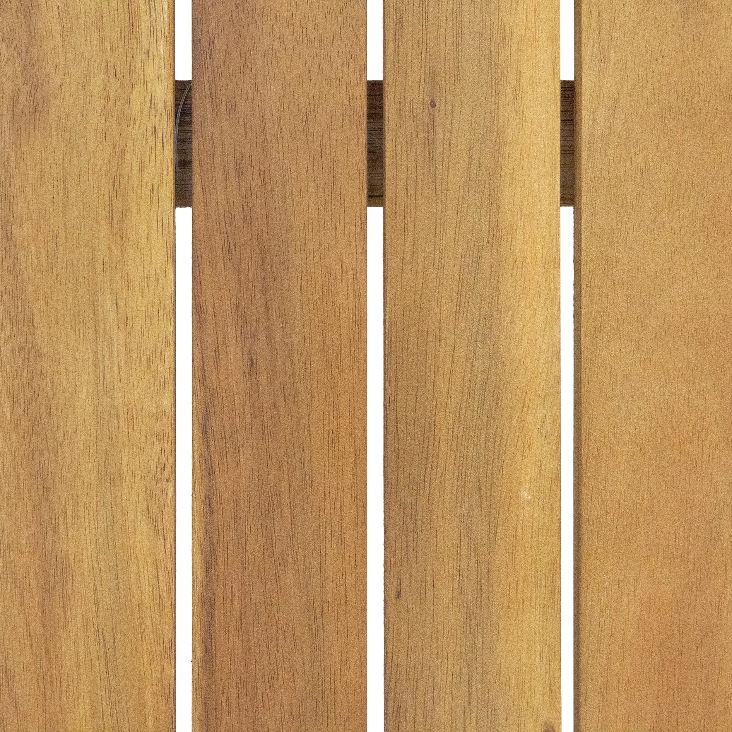 Ensemble de salon de jardin Willowbrook en bois d'acacia 4 places par Christopher Knight Home