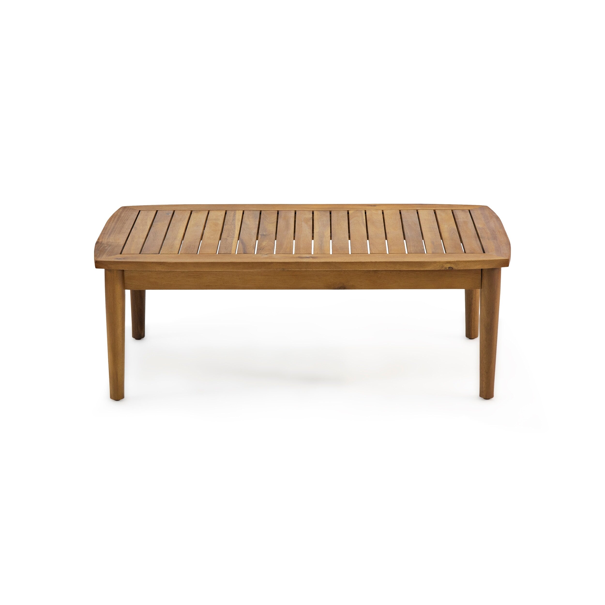 Ensemble de salon de jardin Willowbrook en bois d'acacia 4 places par Christopher Knight Home