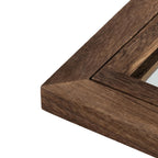 Miroir de fenêtre en bois arqué 71'' L x 31'' l