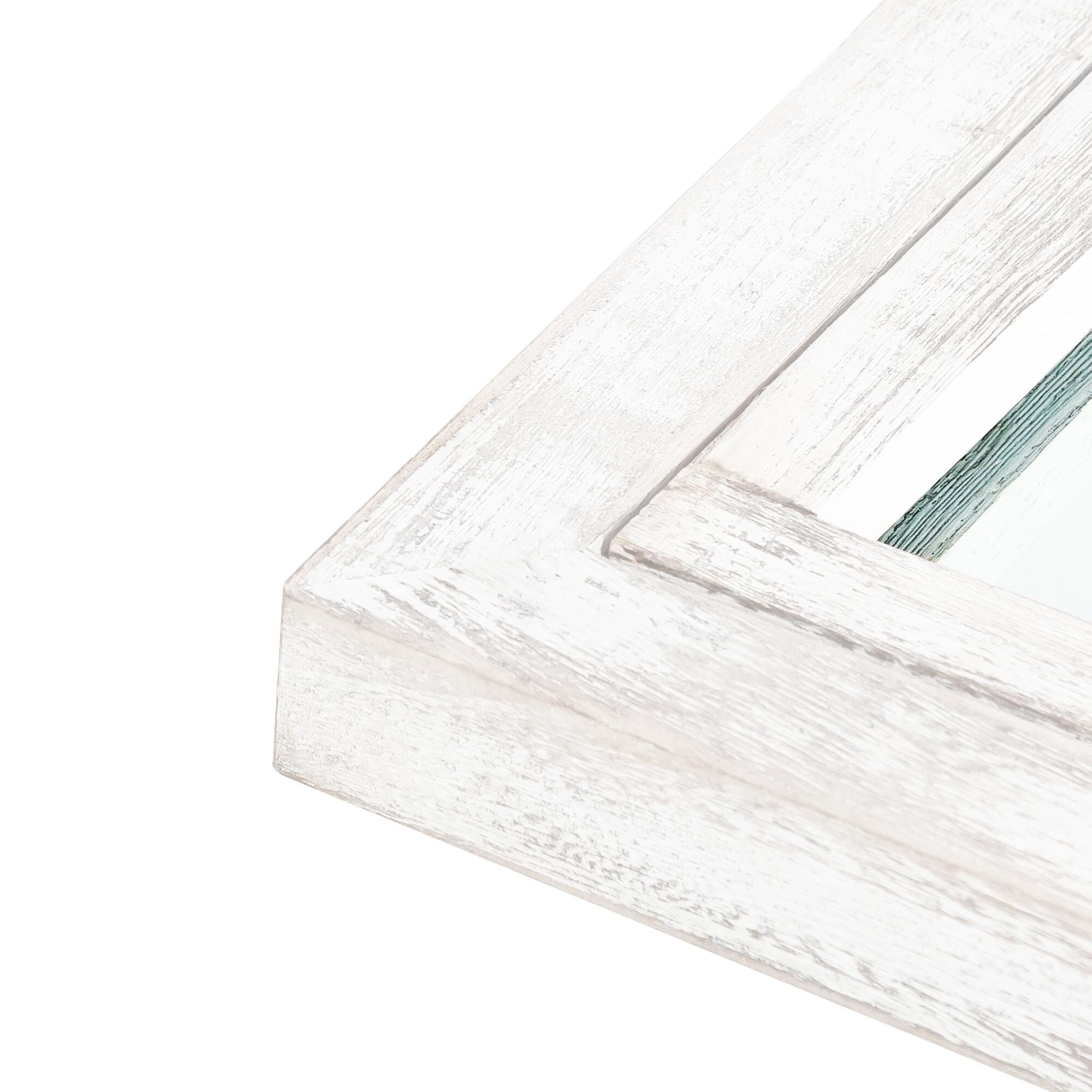 Miroir de fenêtre en bois arqué 71'' L x 31'' l