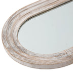 Miroir mural en bois de style échelle - 64 x 21 cm