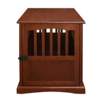 Table d'appoint en bois pour cage pour animaux de compagnie avec porte verrouillable