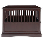 Table d'appoint en bois pour cage pour animaux de compagnie avec porte verrouillable