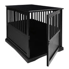 Table d'appoint en bois pour cage pour animaux de compagnie avec porte verrouillable