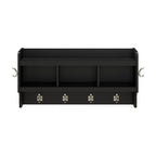 Porte-manteau mural Woodland 40 W avec étagère par Bush Furniture