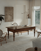 Tables vintage indonésiennes en bois de teck