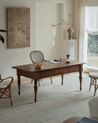 Tables vintage indonésiennes en bois de teck