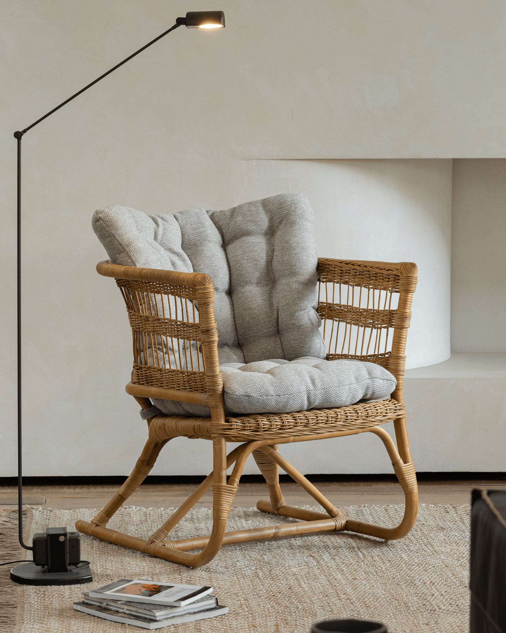 Chaise en rotin Helian