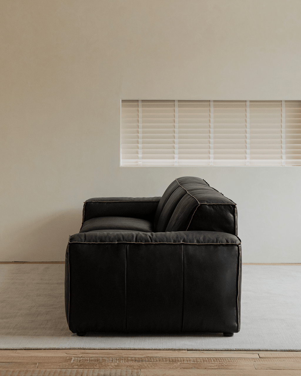 Canapé d'angle en cuir Botan