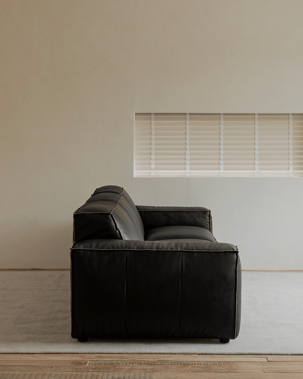 Canapé d'angle en cuir Botan