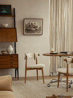 Chaise de salle à manger en forme de cœur