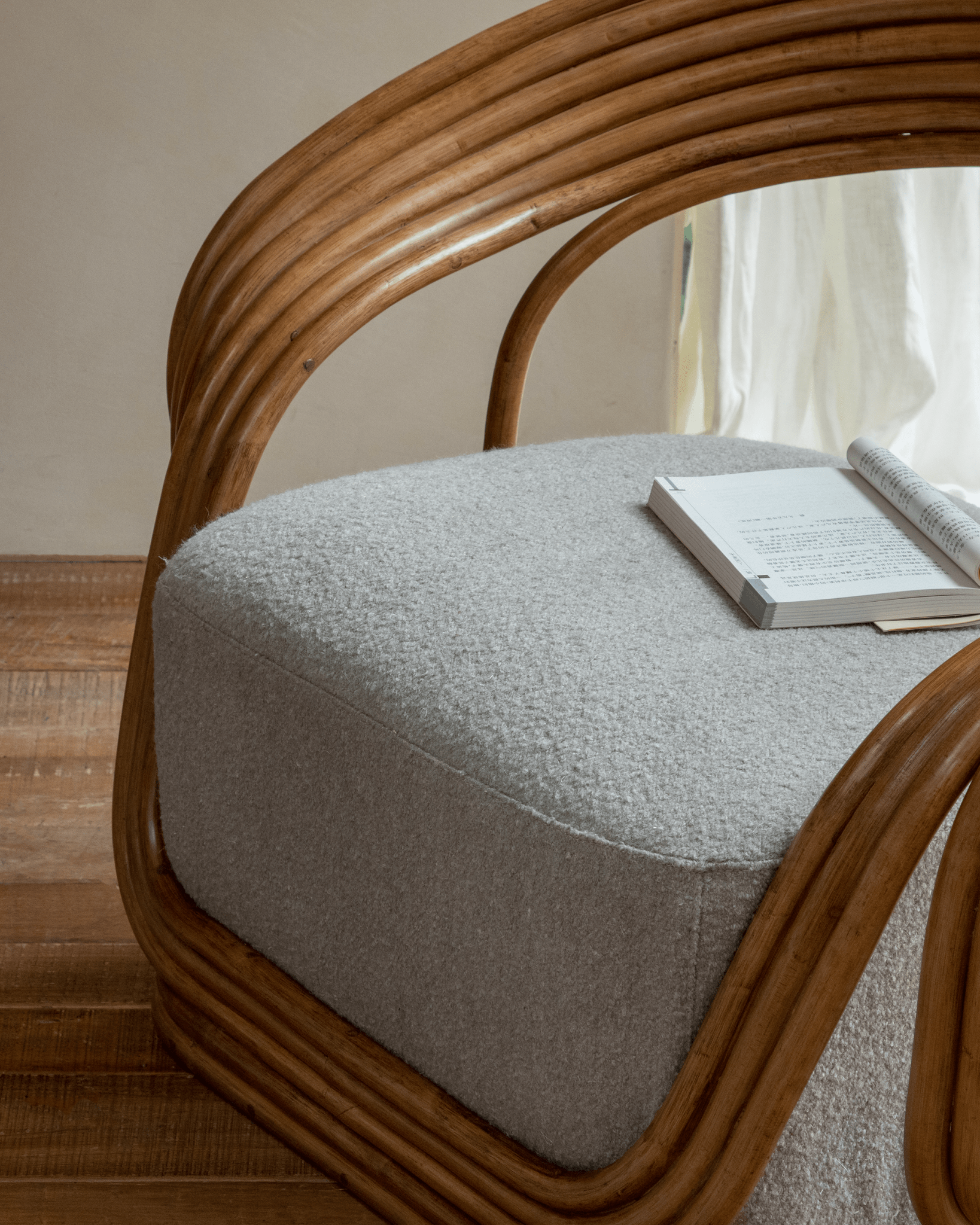 Fauteuil lounge en rotin Undina