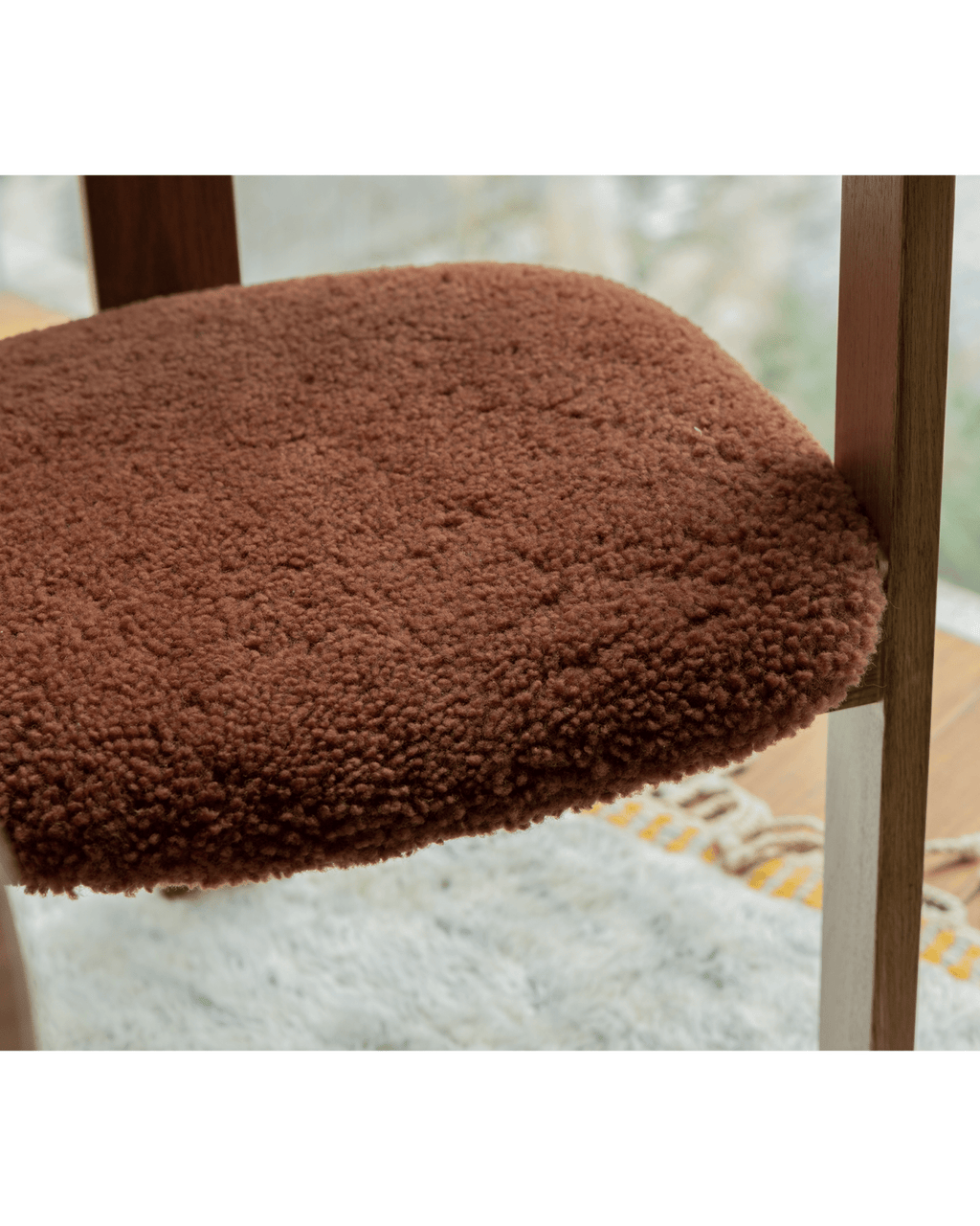 Fauteuil en peau de mouton retournée de Pampelune