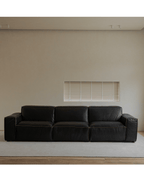 Canapé d'angle en cuir Botan