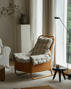 Fauteuil lounge en rotin Sled