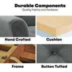 Canapé en microfibre iLounge Harvard